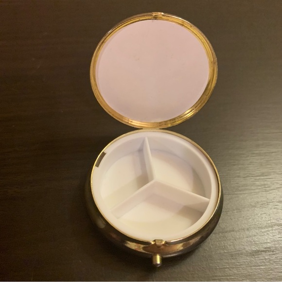 Vintage blue starburst mini pillbox - Picture 7 of 8